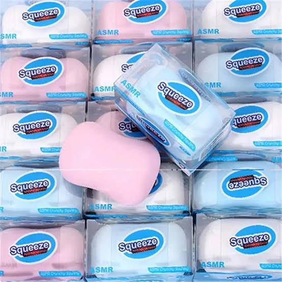 Crunchy Blue Soap-shaped Squishy