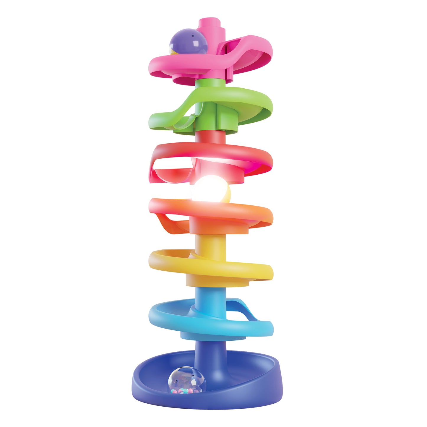 Spiral Tower with Lights
