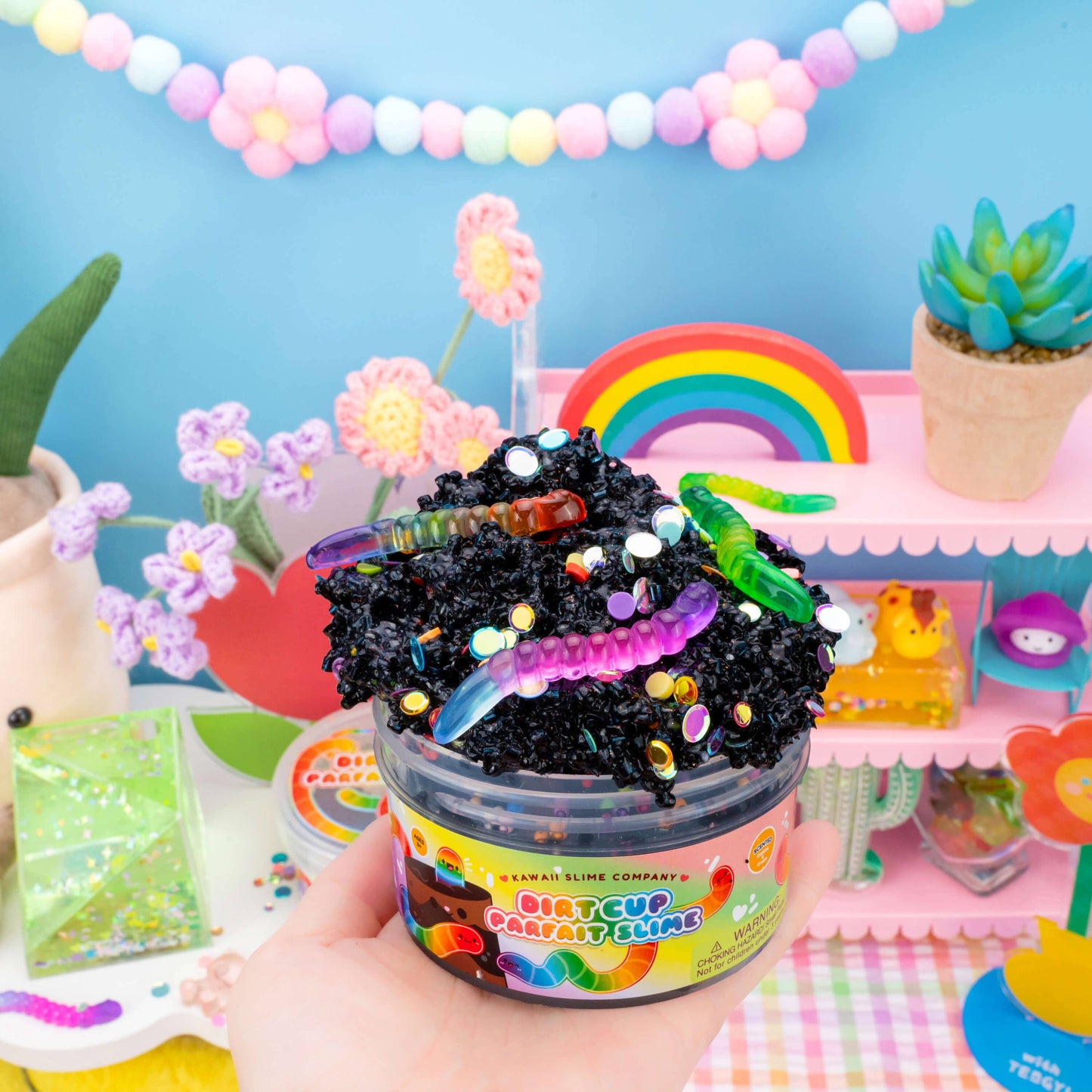 Dirt Cup Parfait Crunchy Signature Dome™ Slime