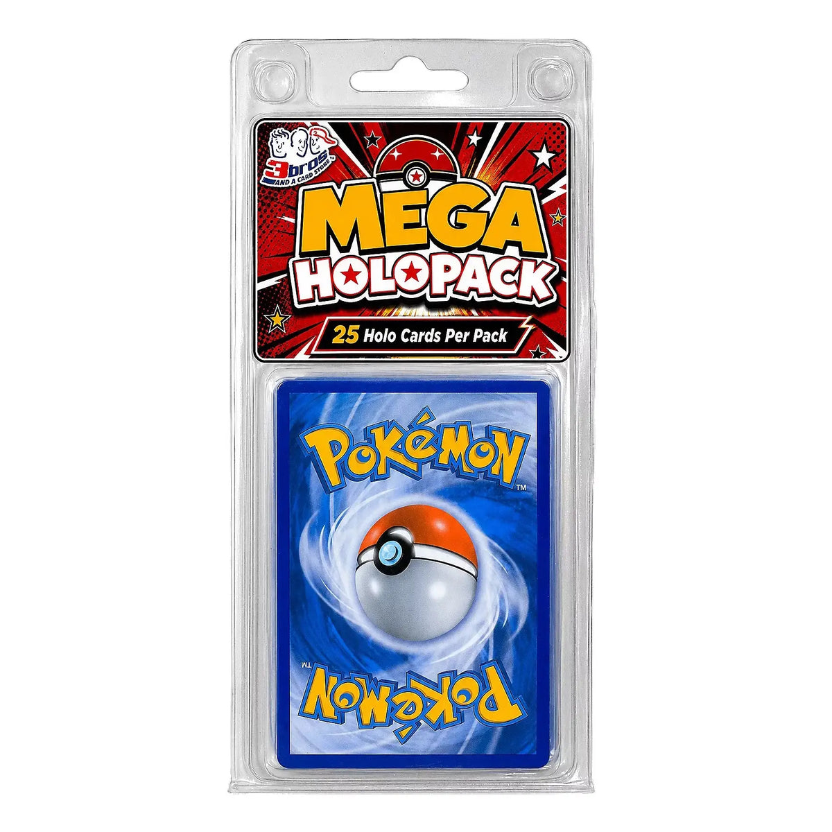 25-Card Mega Holo Pack Pokemon Lots