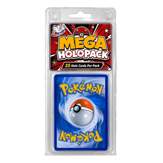25-Card Mega Holo Pack Pokemon Lots