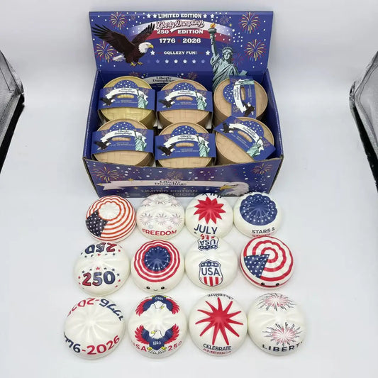4th of July Dumpling Shape Squishy USA Theme Gift Box