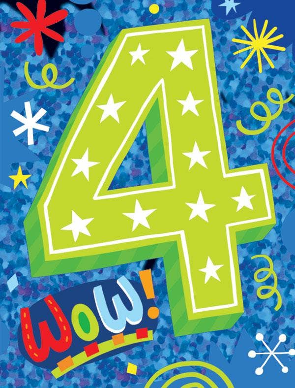 Wow! 4 Foil Gift Enclosure