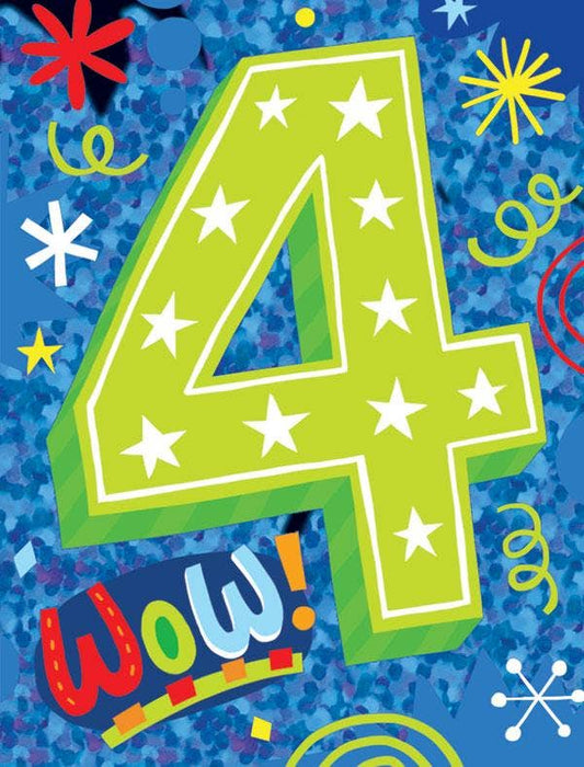 Wow! 4 Foil Gift Enclosure