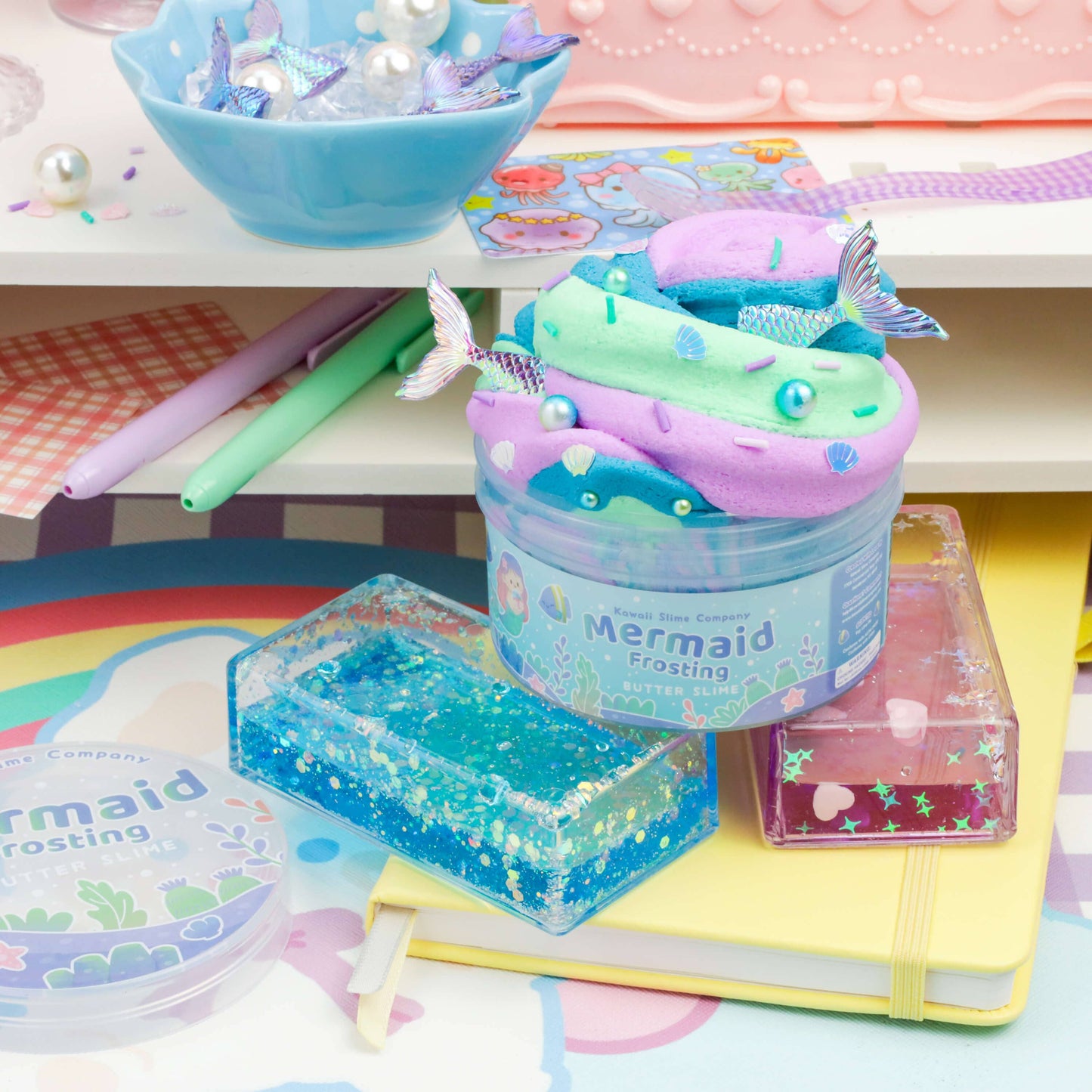 Mermaid Frosting Butter Signature Dome™ Slime