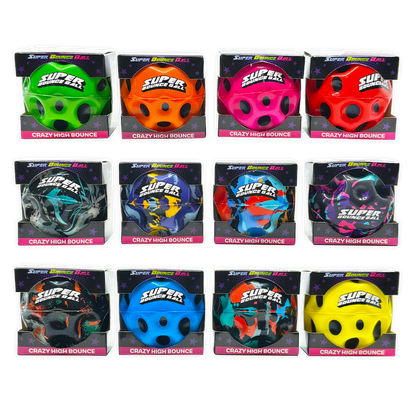 So Much Fun! Super Bounce Ball Boxed Assortment - 12/Display