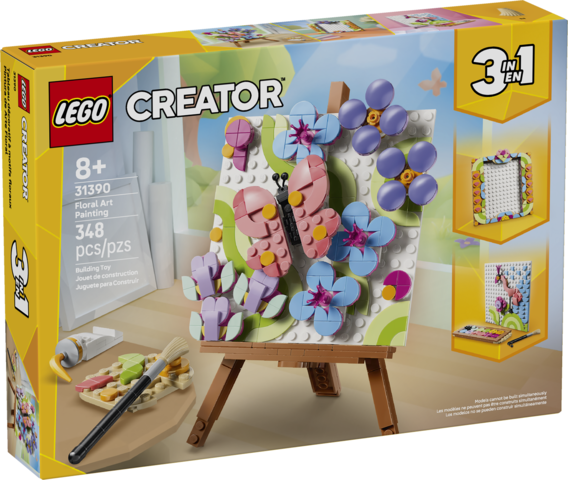 Lego - Floral Art Decor Painting