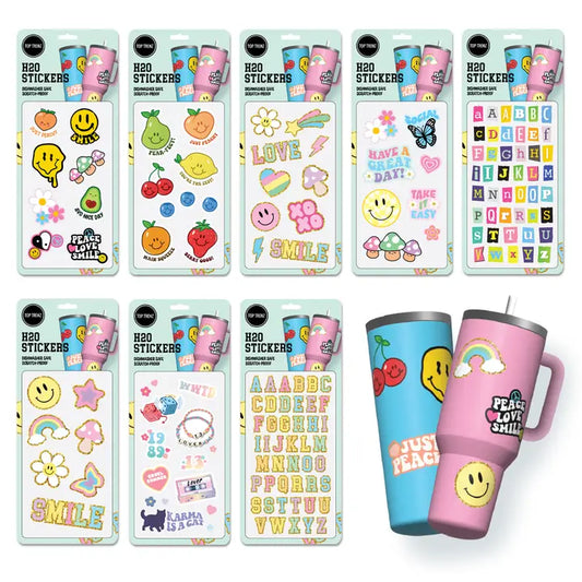 H20 Flask Vinyl Sticker Packs Assortment
