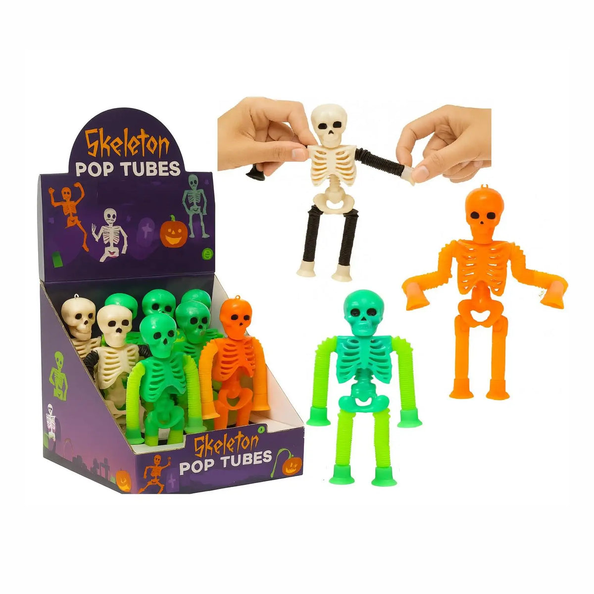 Halloween Skeleton Pop Tubes