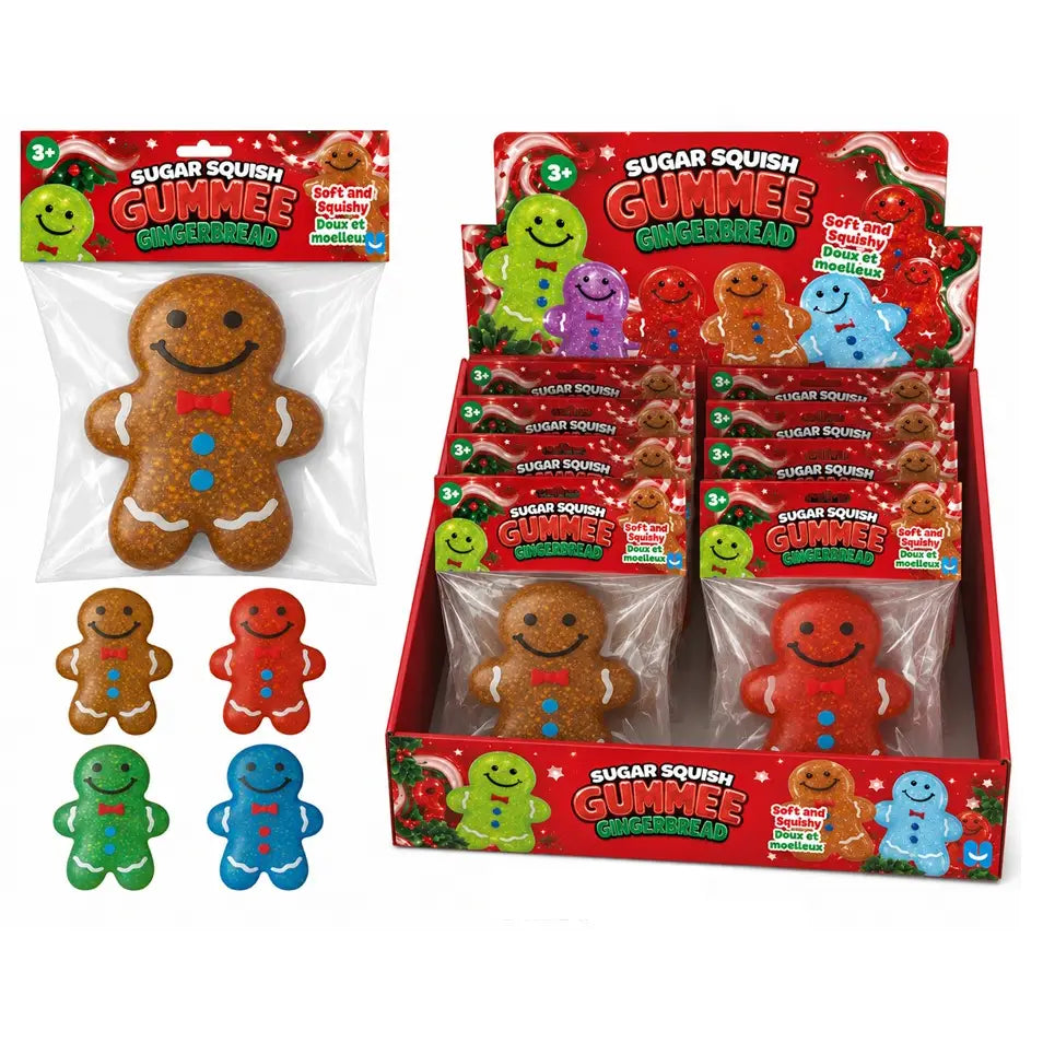 Jumbo Sugar Squish Gummee Gingerbread Man