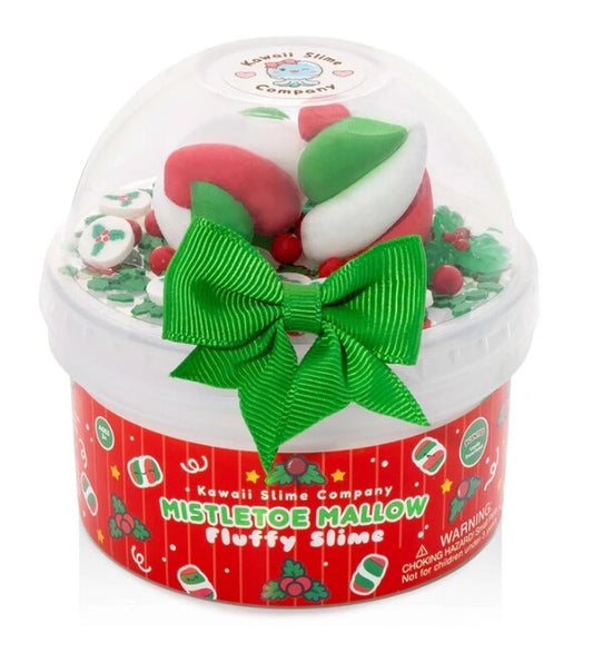 Mistletoe Mallow Fluffy Slime