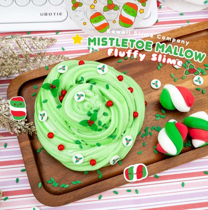 Mistletoe Mallow Fluffy Slime