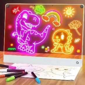 iLEDBOARD - Rechargeable RGB LED Color-Me Tablet