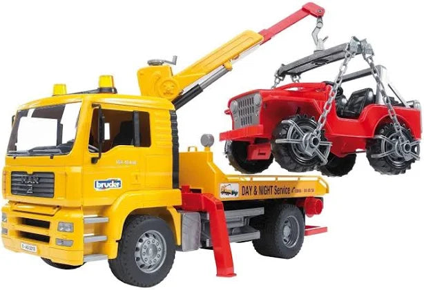 MAN TGA Tow Truck with Cross Country Vehicle