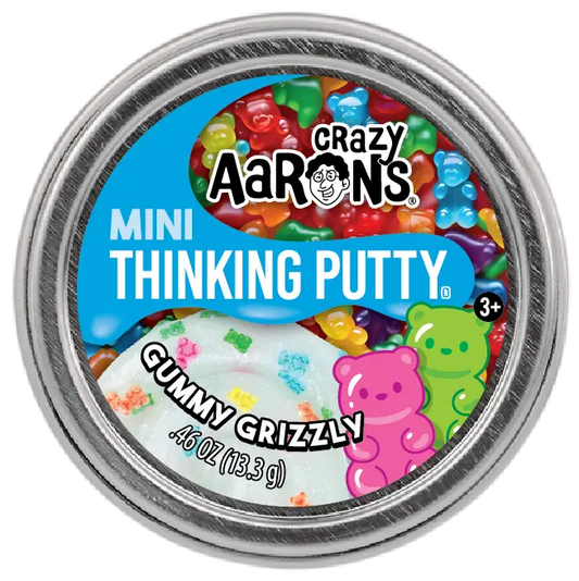 Mini Gummy Grizzly - 2" Thinking Putty Tin