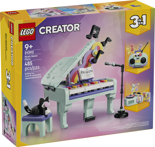 Lego - Music Decor Piano with Cat