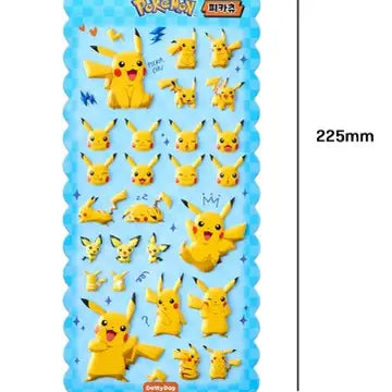 Pokemon Marshmallow Puffy Stickers