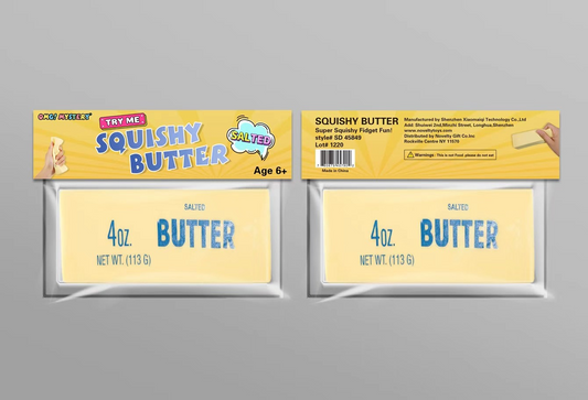 Yellow squishy scented butter