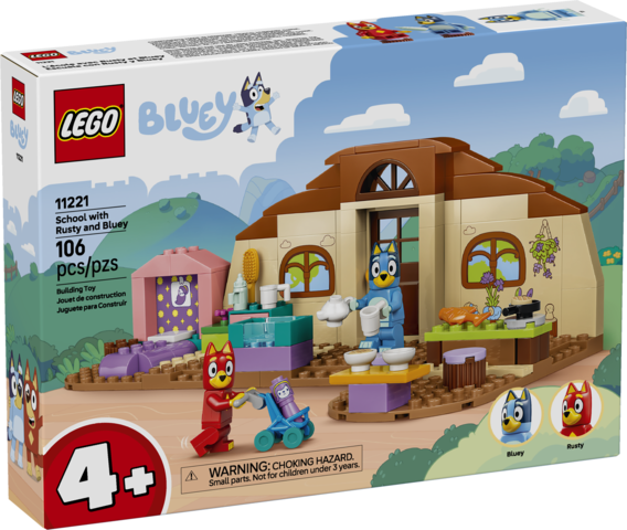 Lego - School with Rusty and Bluey