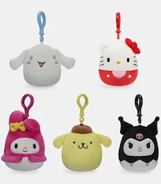 Squishmallows 3.5" Hello Kitty Clip On Plush
