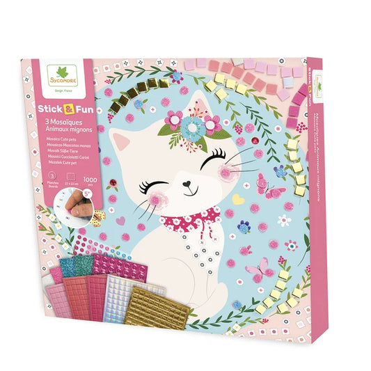 Stick'N Fun - S Mosaics Cute Pets