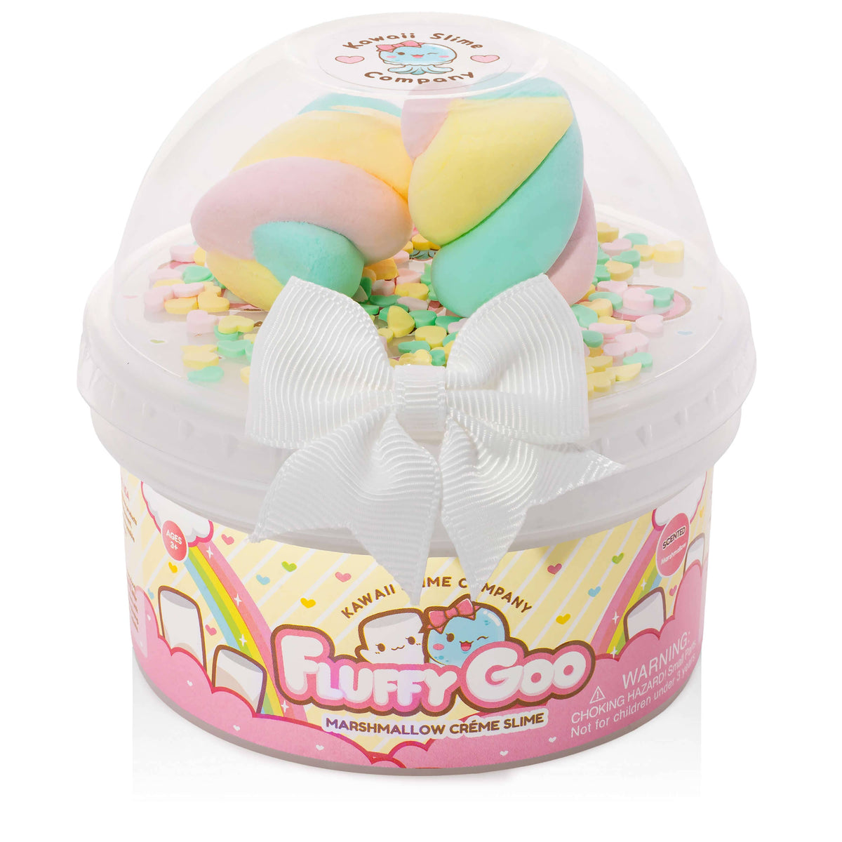 Fluffy Goo Marshmallow Signature Dome™ Slime