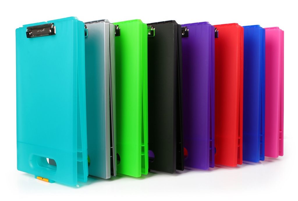 Clipcase Assorted Aqua Natural or Red