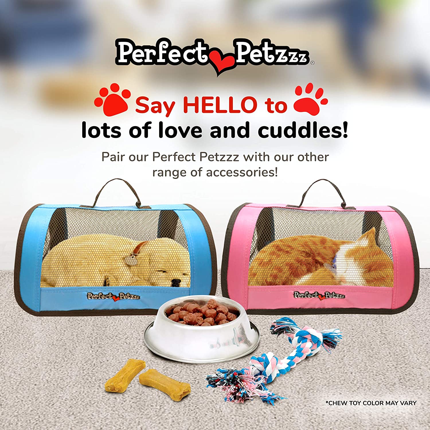 Perfect Petzzz Dog Bowl Toy Set