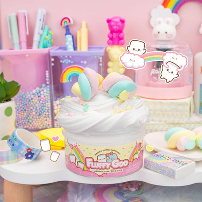 Fluffy Goo Marshmallow Signature Dome™ Slime