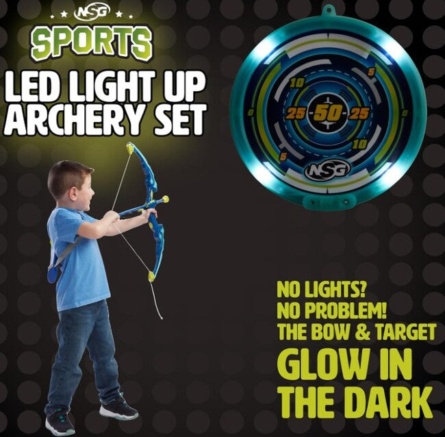 Led Light Up Archery Set
