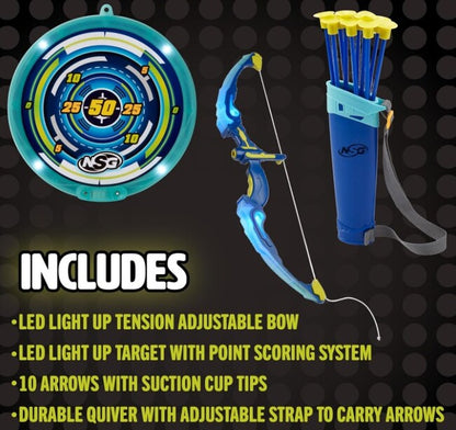 Led Light Up Archery Set