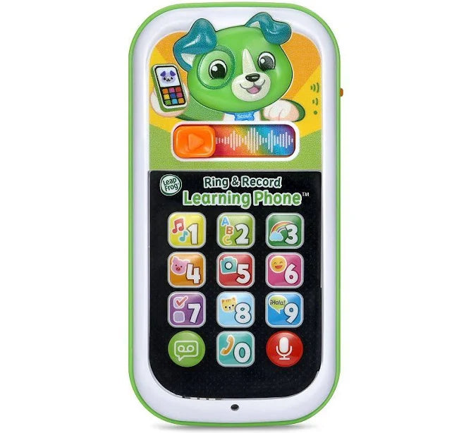 Leapfrog scout's ring & record learning phone
