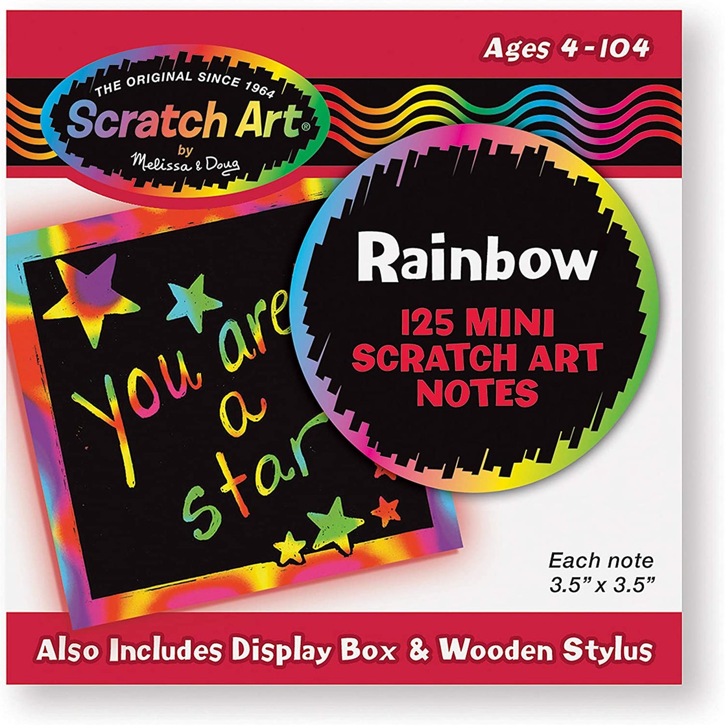Rainbow Mini Scratch Art