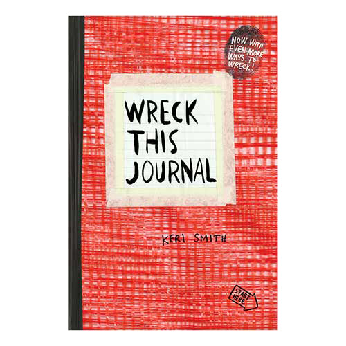 Wreck This Journal Red