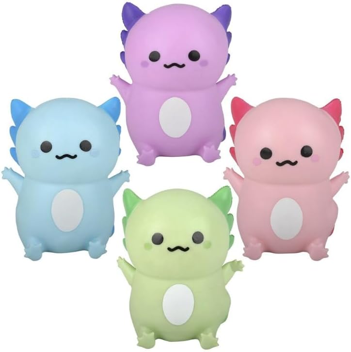 4 Inch Squish and Stretch Axolotl