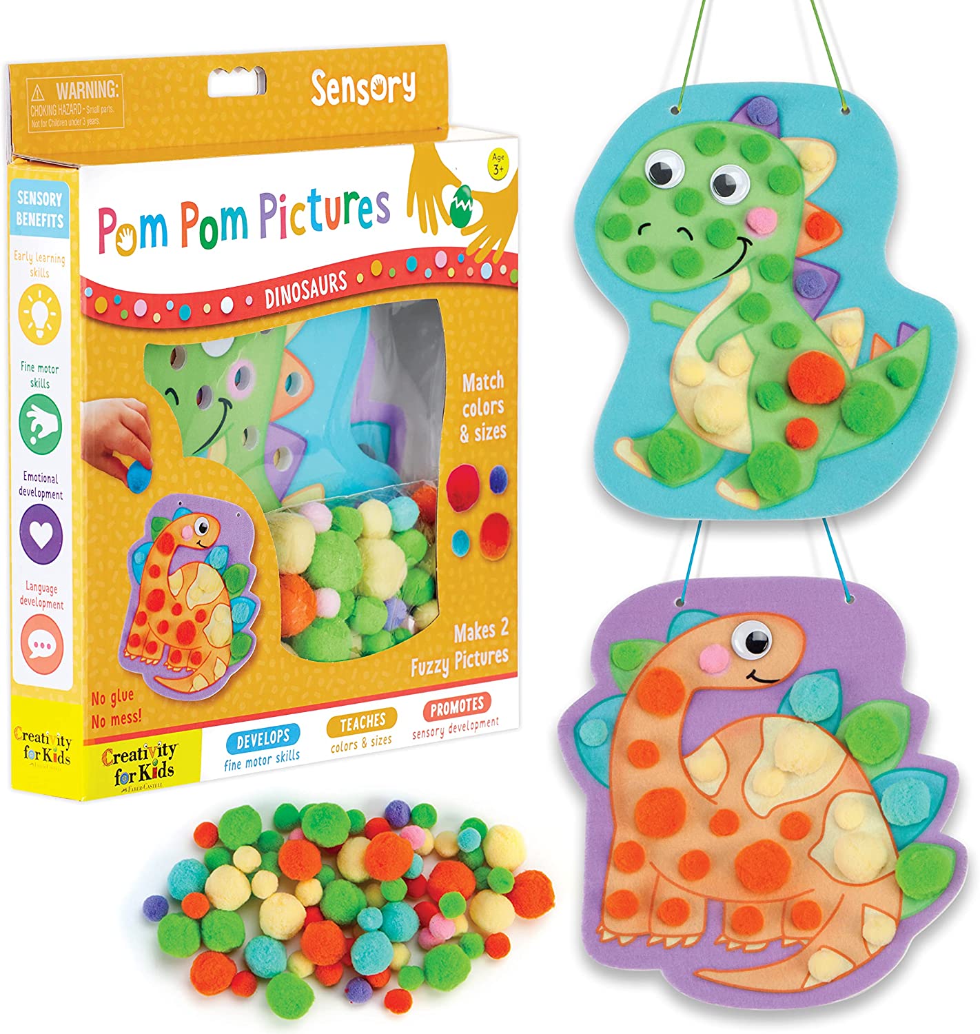 Pom Pom Picture Dino