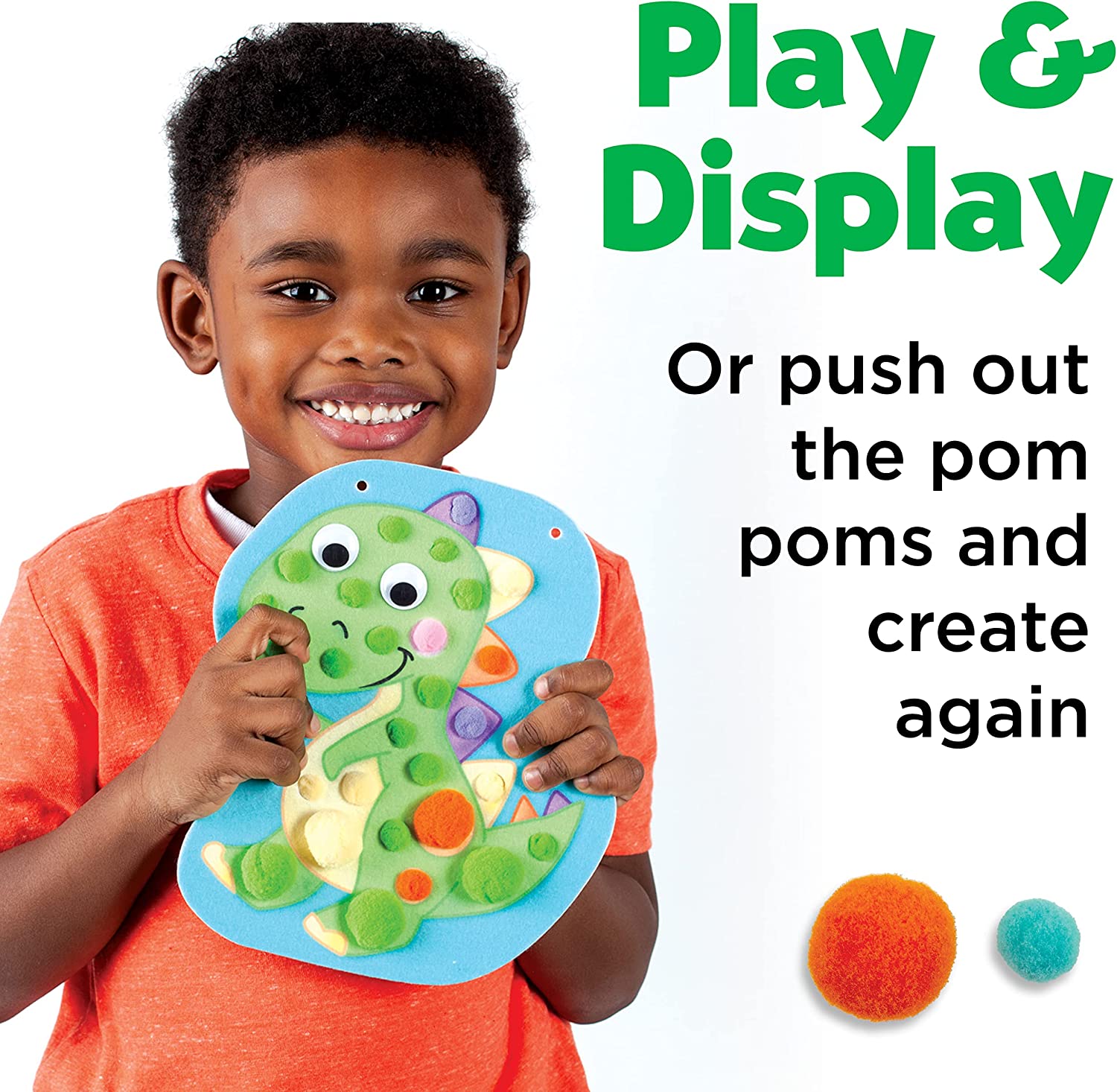 Pom Pom Picture Dino