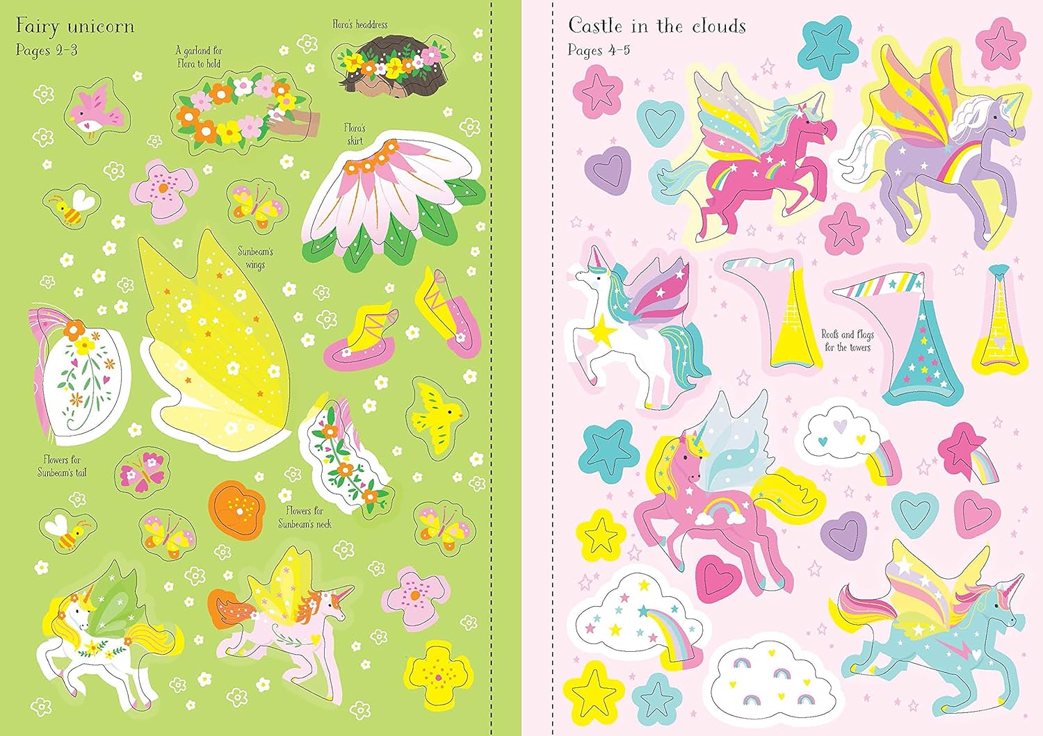 Sticker Dolly Dressing Unicorns Book