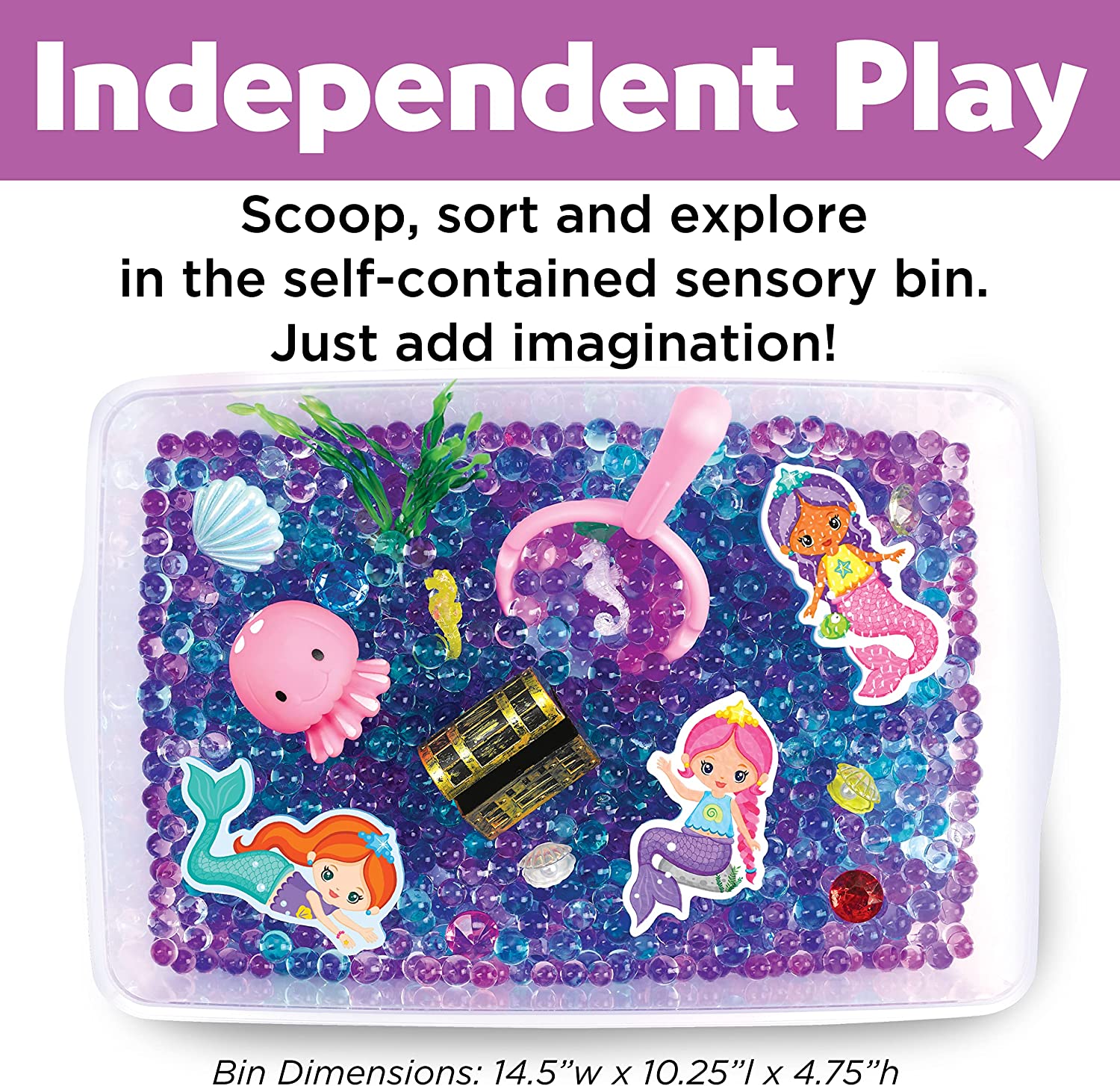 Sensory Bin Mermaid Lgoon