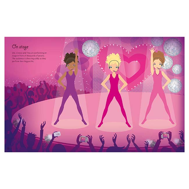 Sticker Dolly Dressing Popstars