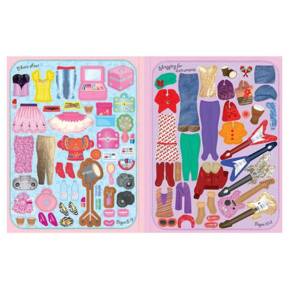 Sticker Dolly Dressing Popstars