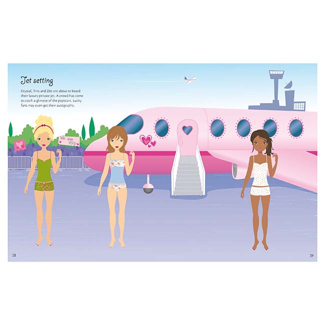 Sticker Dolly Dressing Popstars