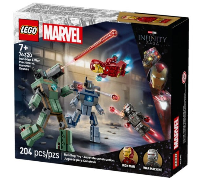 Lego® Marvel Iron Man & War Machine Vs Hammer Drones