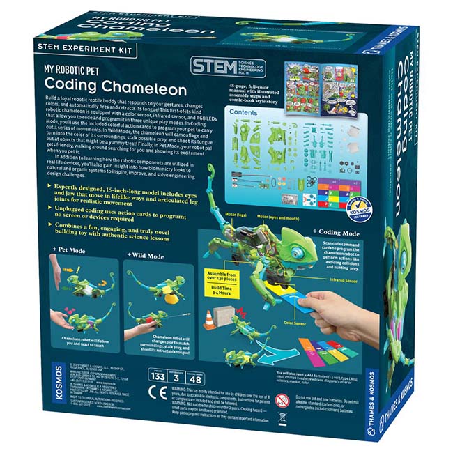 My Robotic Pet Coding Chameleon