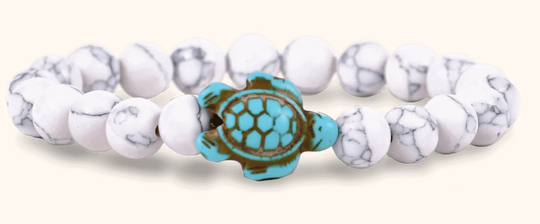 Sea Turtle White Howlite